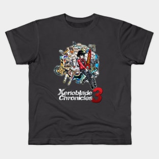 Xenoblade Chronicles 3 Heroes Kids T-Shirt